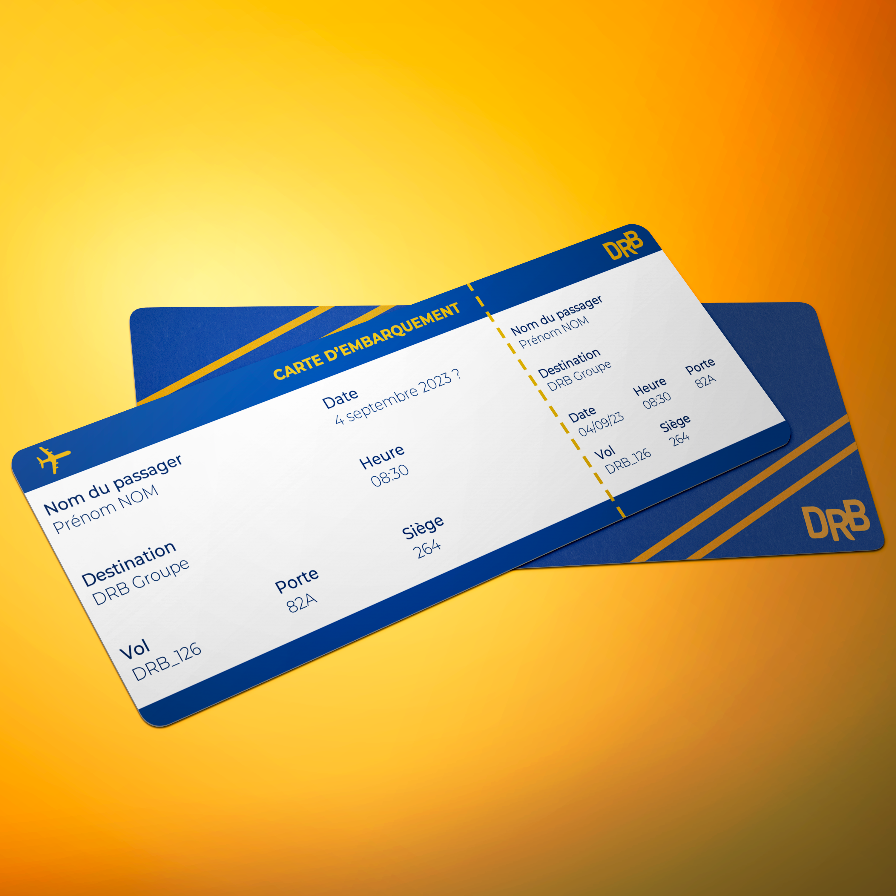 DRB Boarding pass 2023